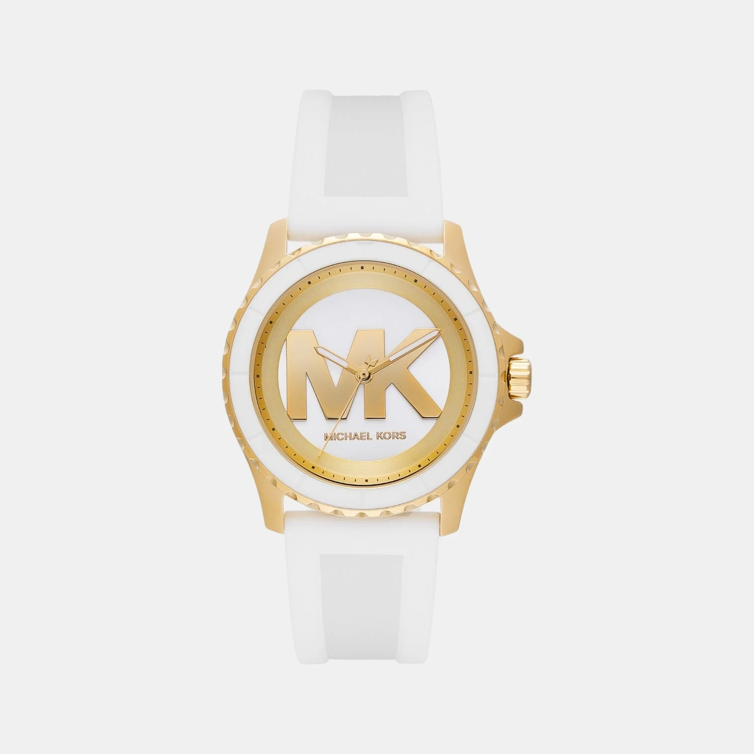 Everest Women Quartz Two Tone Dial Analog Silicone Watch MK7535