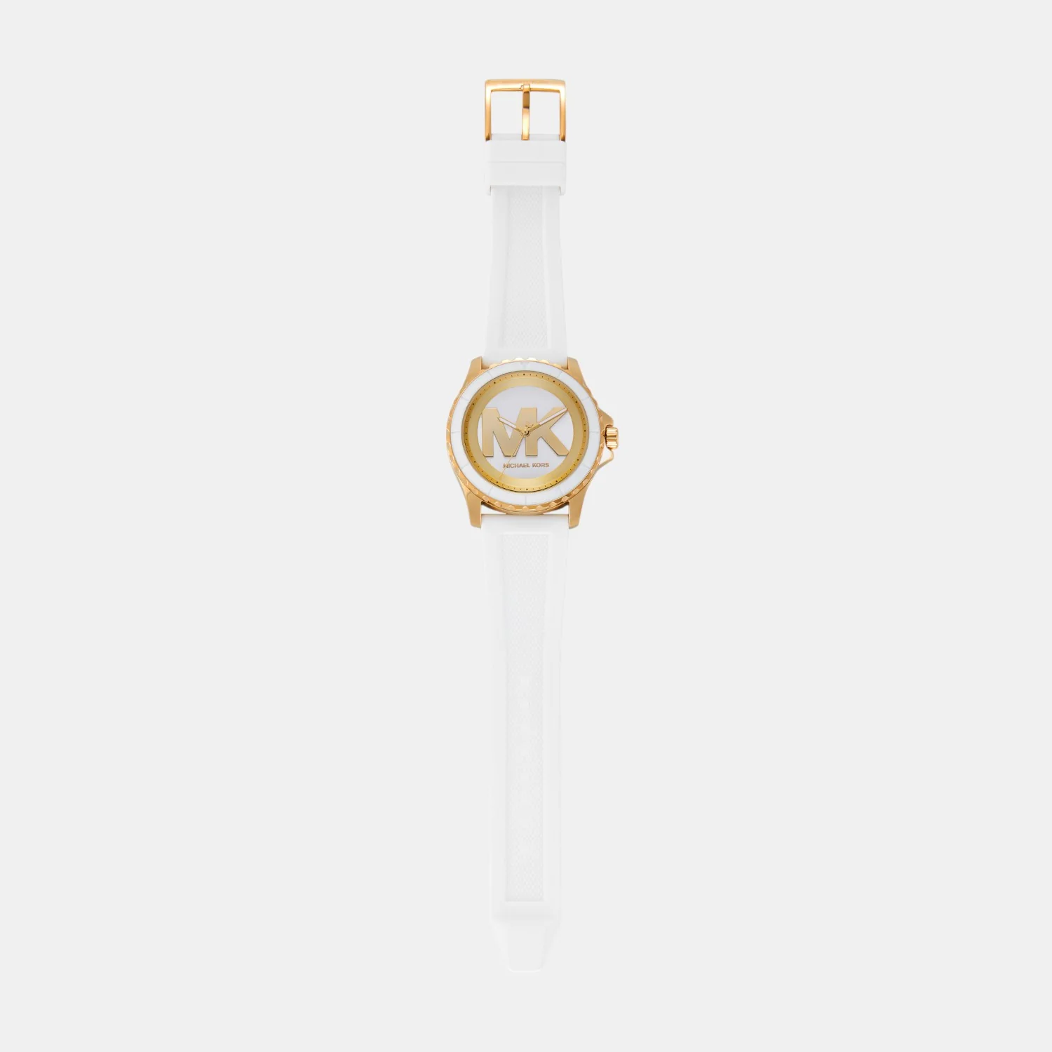 Everest Women Quartz Two Tone Dial Analog Silicone Watch MK7535 - Image 8