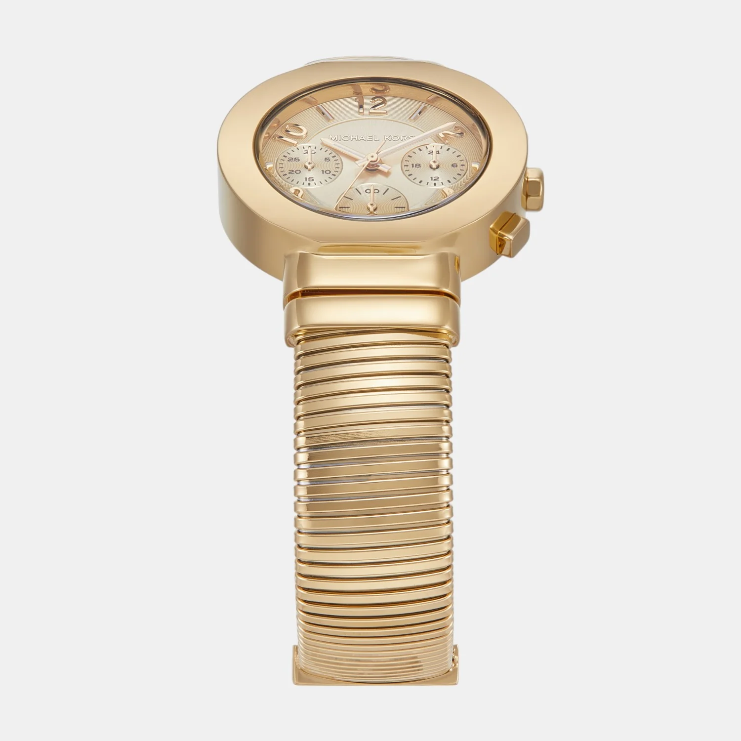 Gramercy Women Quartz Gold Dial Chronograph Stainless Steel Watch MK7525 - Image 3
