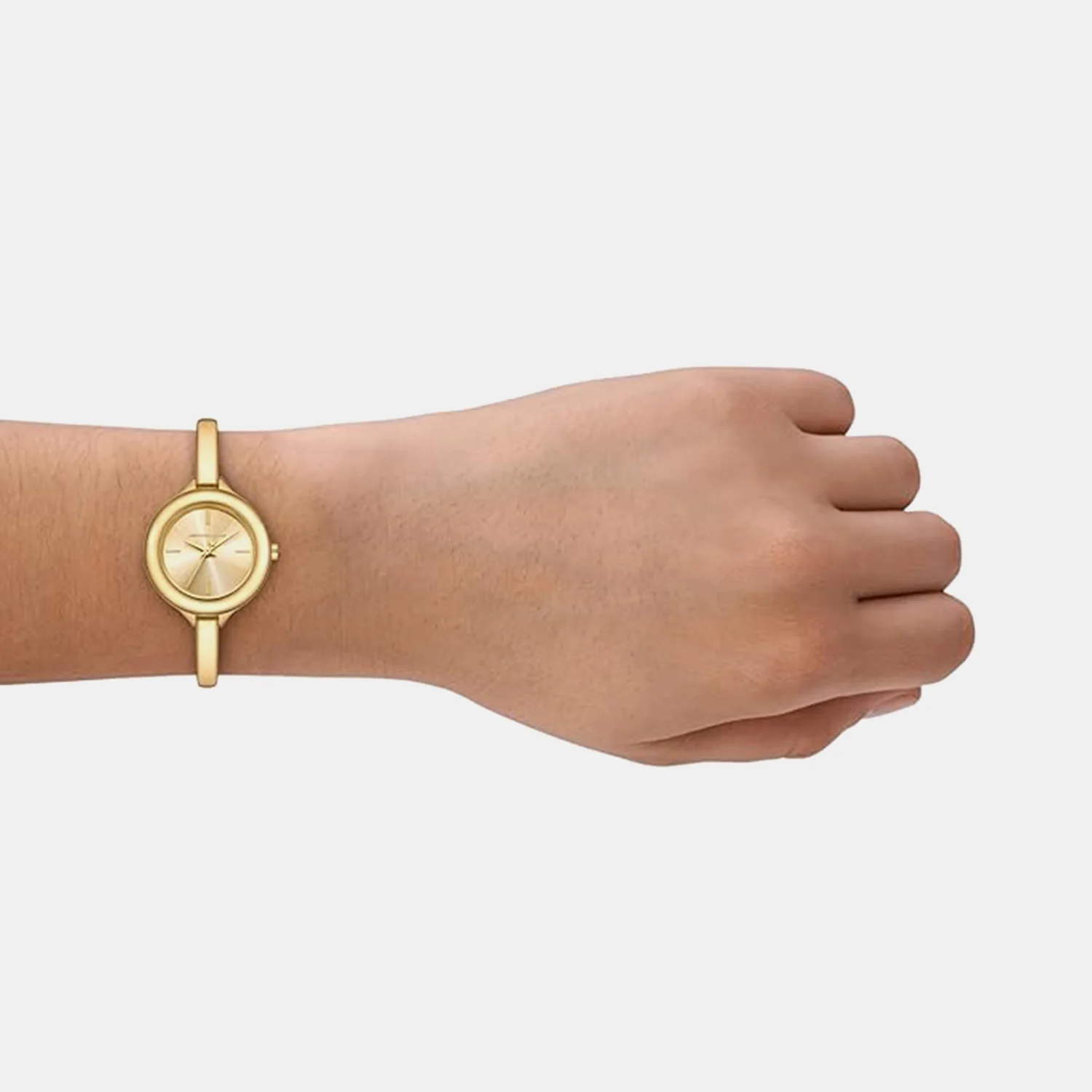 Izzy Women Quartz Gold Dial Analog Stainless Steel Watch MK4929 - Image 8