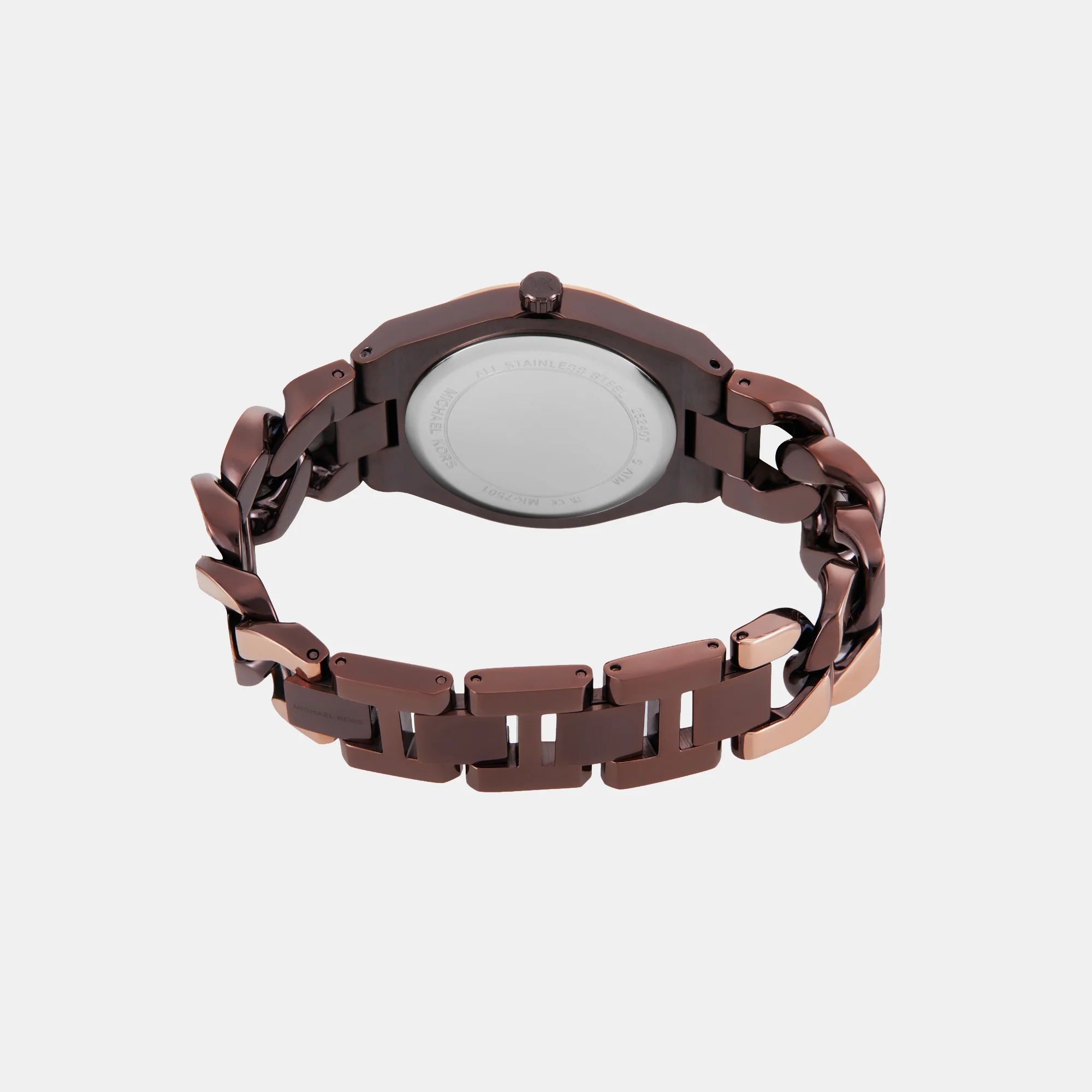 Lennox Women Quartz Brown Dial Analog Stainless Steel Watch MK7501 - Image 6