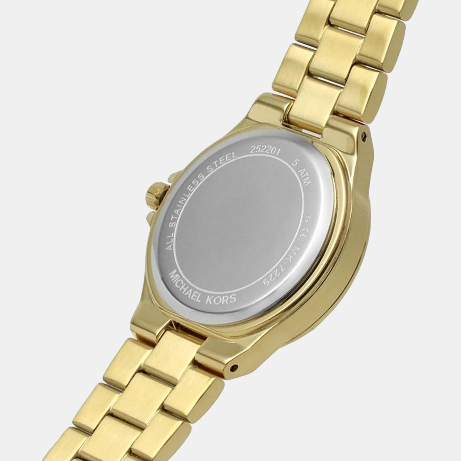 Lennox Women Quartz Gold Dial Analog Stainless Steel Watch MK7229 - Image 6
