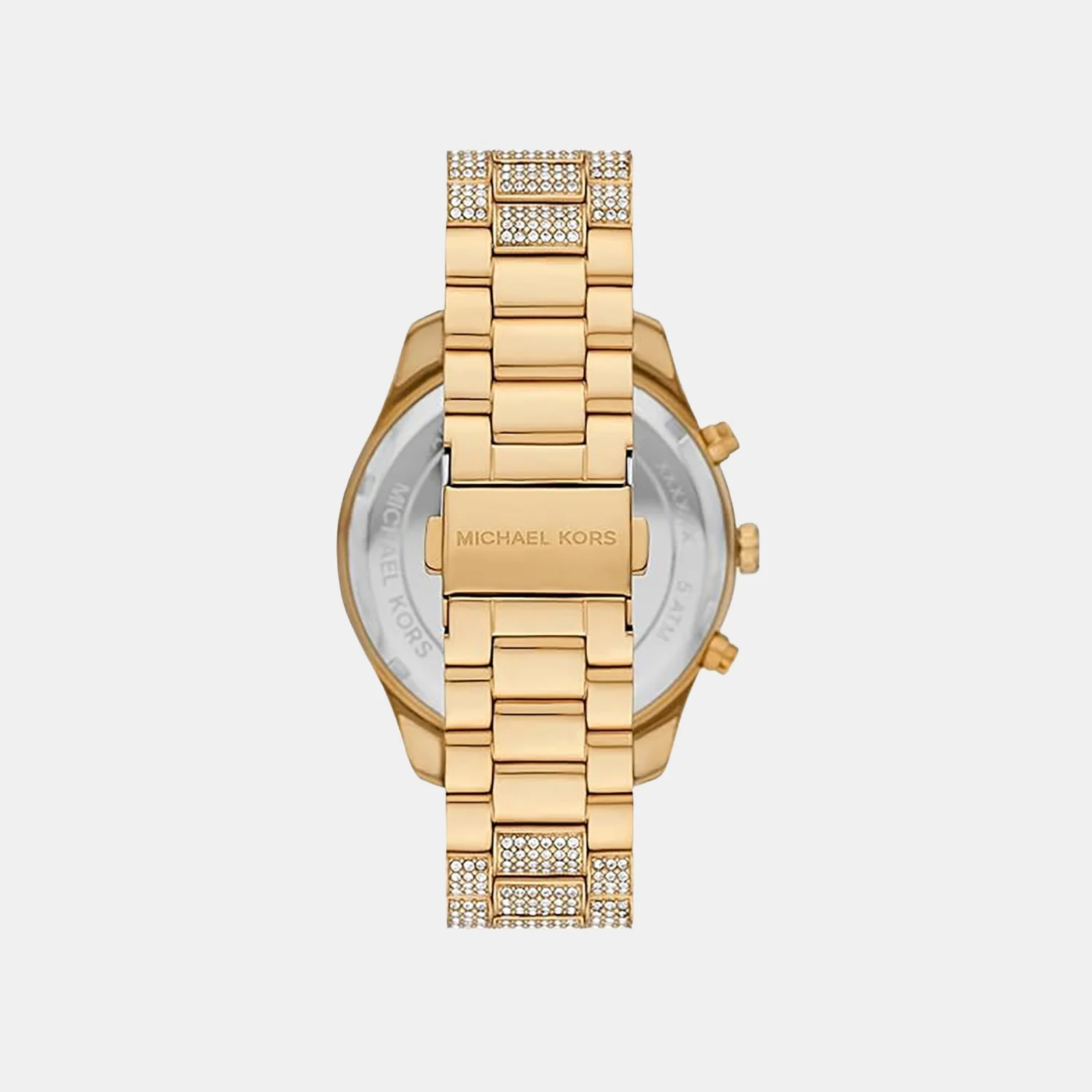 Lexington Women Quartz Gold Dial Chronograph Stainless Steel Watch MK4971 - Image 2