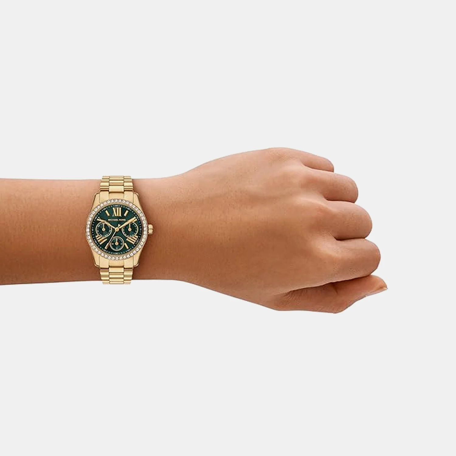 Lexington Women Quartz Green Dial Analog Stainless Steel Watch MK4924 - Image 3