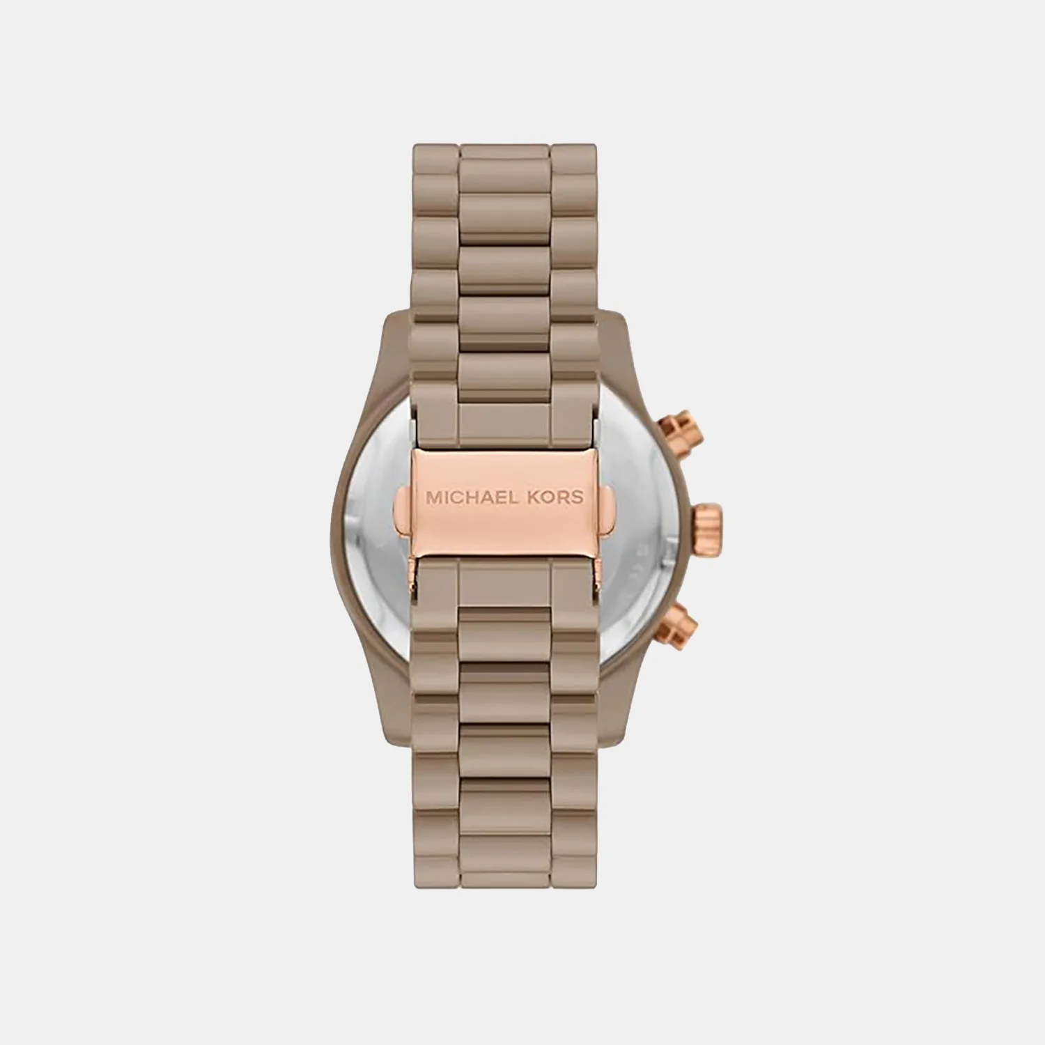 Lexington Women Quartz Nude Dial Chronograph Ceramic Watch MK4970 - Image 4