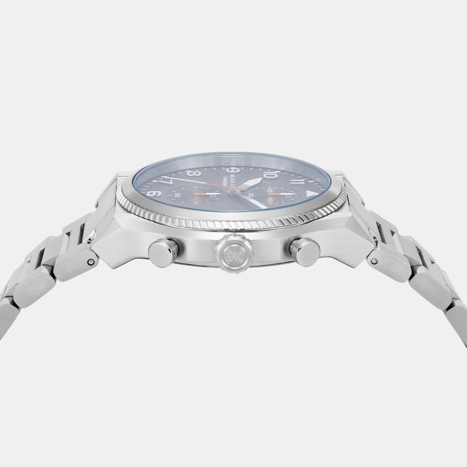 Panorama Men Quartz Green Dial Chronograph Stainless Steel Watch MK9196 - Image 4