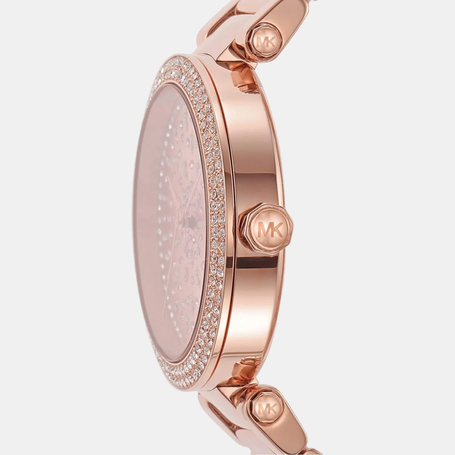 Parker Women Quartz Rose Gold Dial Analog Stainless Steel Watch MK7286 - Image 2