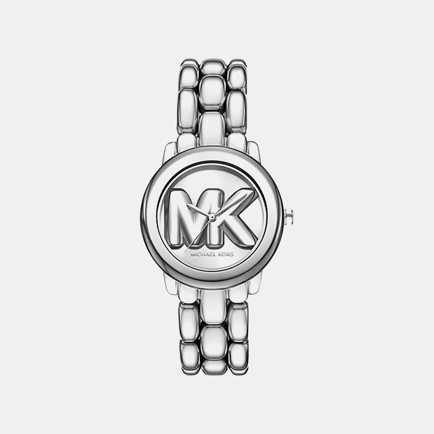 Phoebe Women Quartz Silver Dial Analog Stainless Steel Watch MK4963