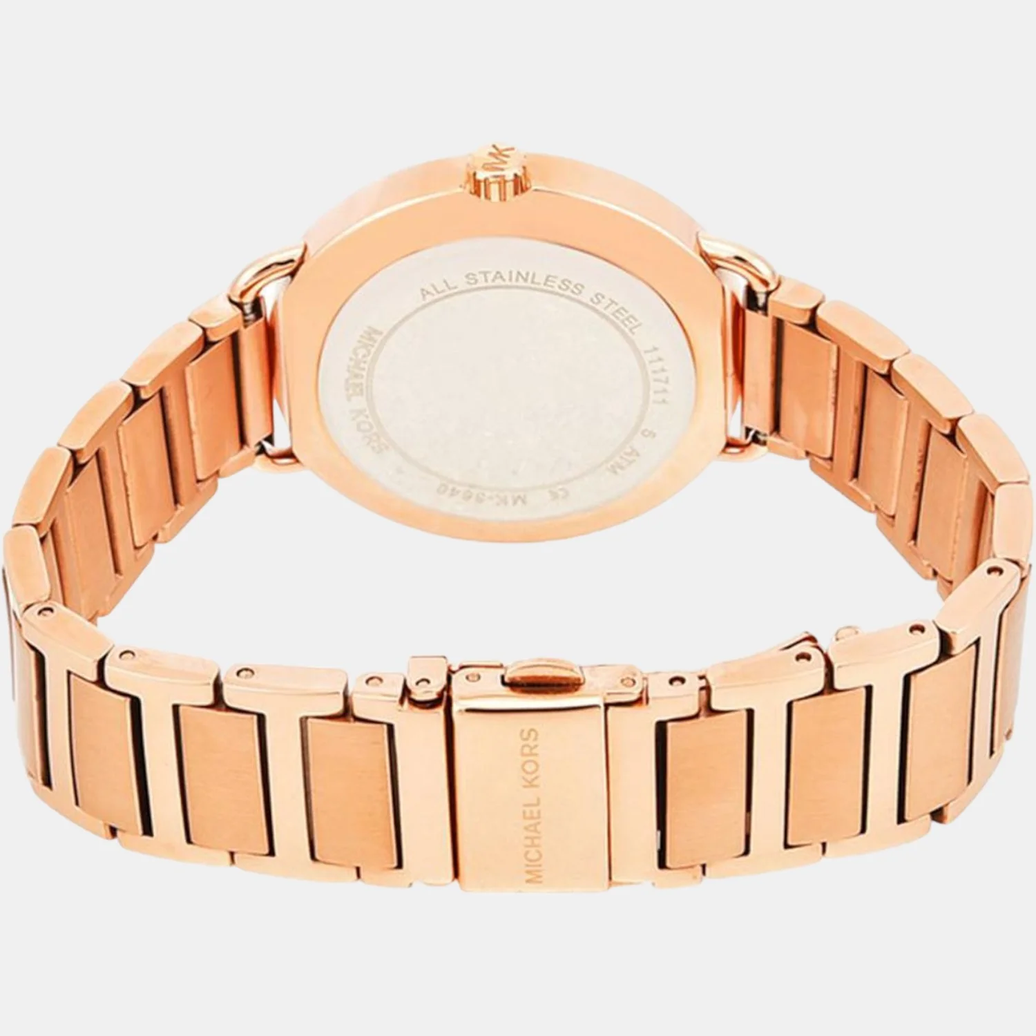 Portia Women Quartz Rose Gold Dial Chronograph Stainless Steel Watch MK3640 - Image 2