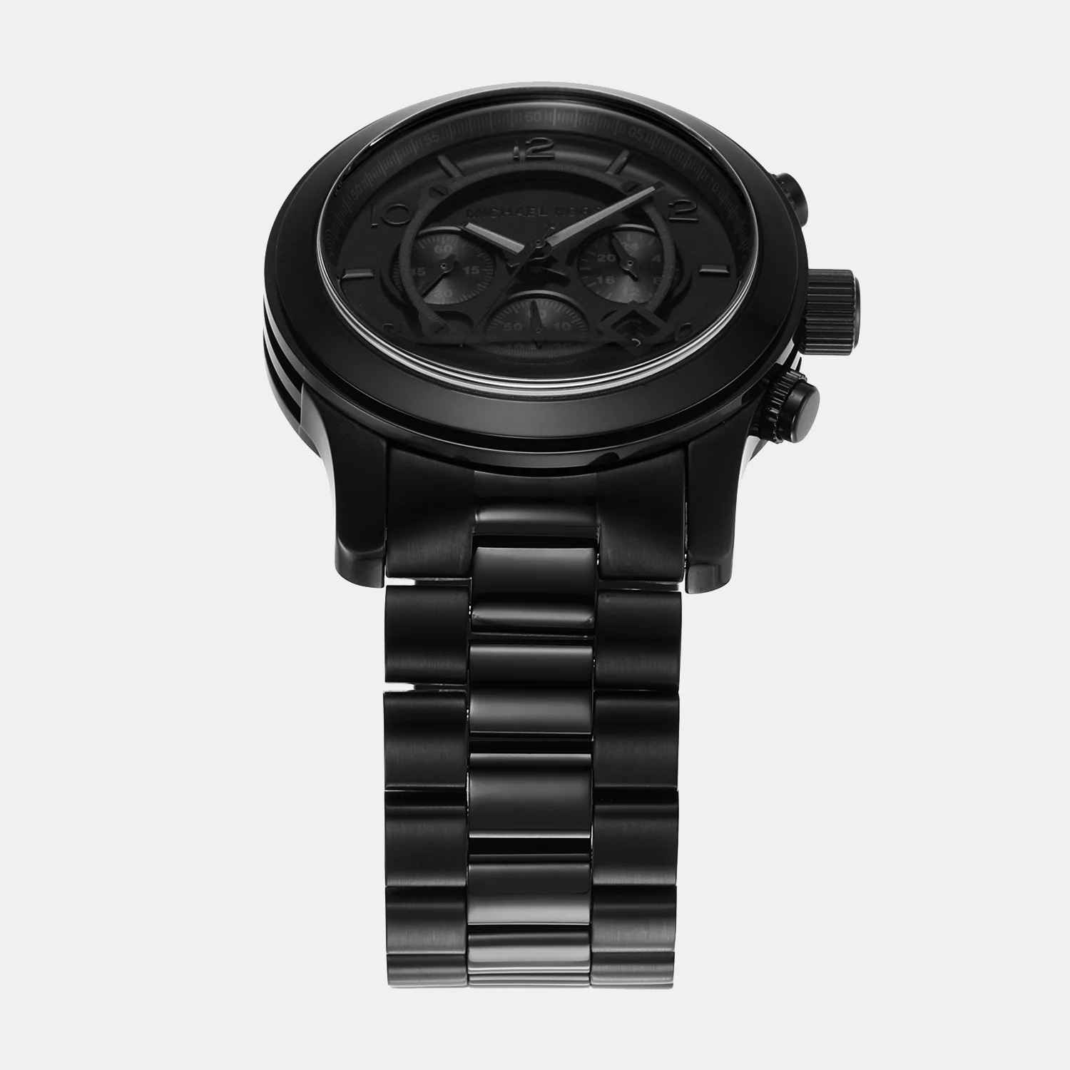 Runway Men Quartz Black Dial Chronograph Stainless Steel Watch MK9073 - Image 4