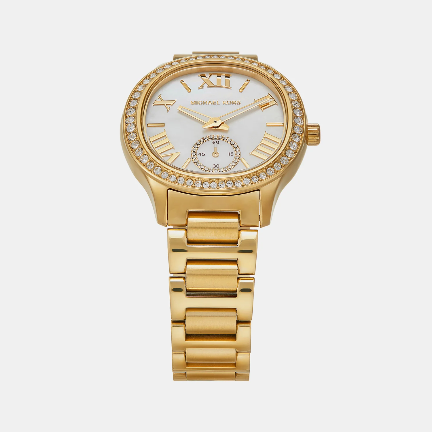 Sage Women Quartz White Dial Analog Stainless Steel Watch MK4805 - Image 2