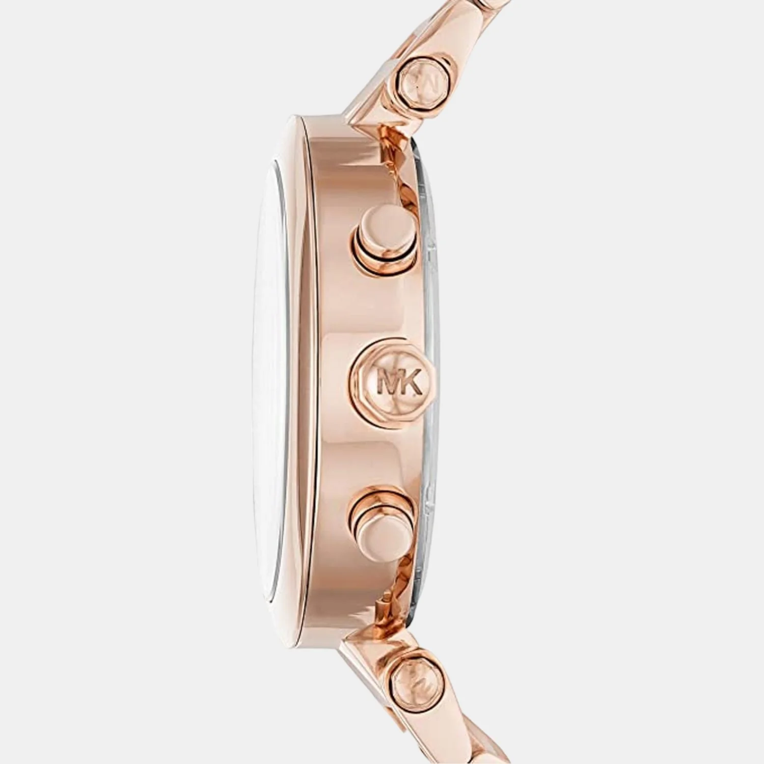 Sport Women Quartz Rose Gold Dial Chronograph Stainless Steel Watch MK5277 - Image 2