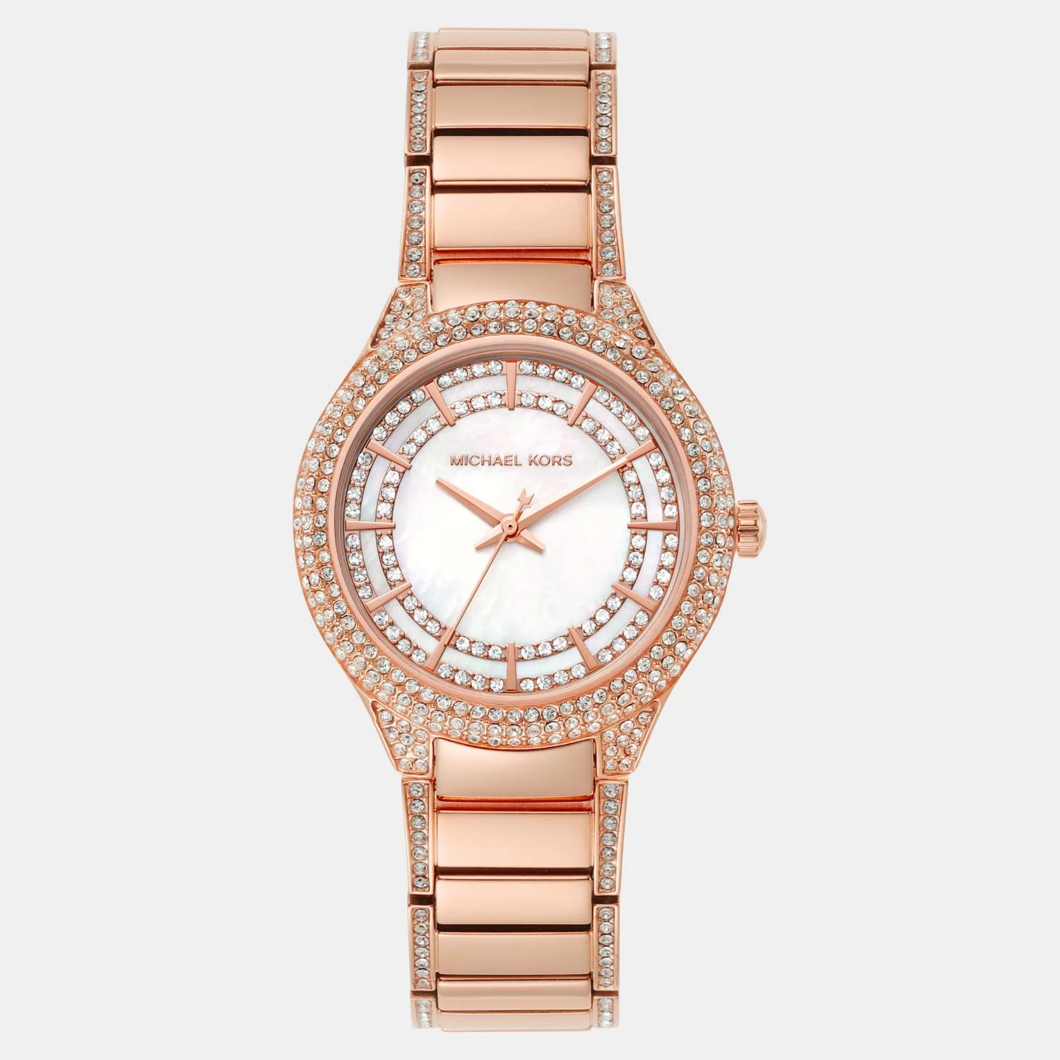 Sylvia Women Quartz White Dial Analog Stainless Steel Watch MK4656 - Image 2
