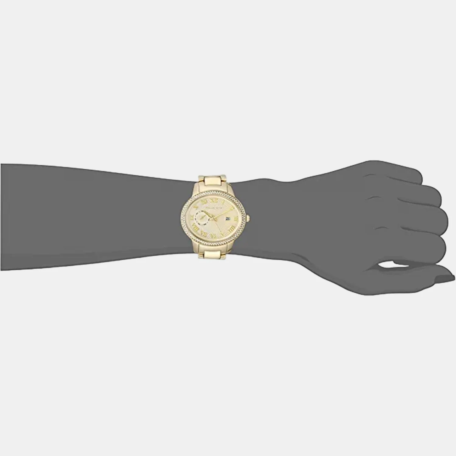 Whitley Women Quartz Gold Dial Analog Stainless Steel Watch MK6227 - Image 4