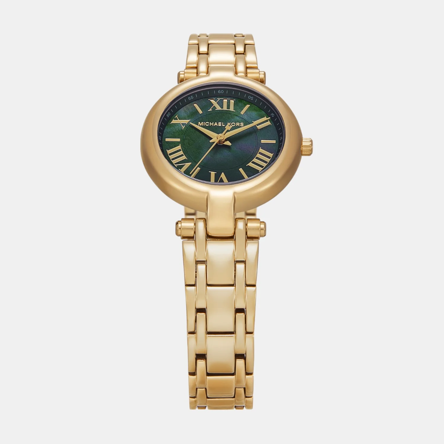 Women Quartz Green Dial Analog Stainless Steel Watch MK4892 - Image 3
