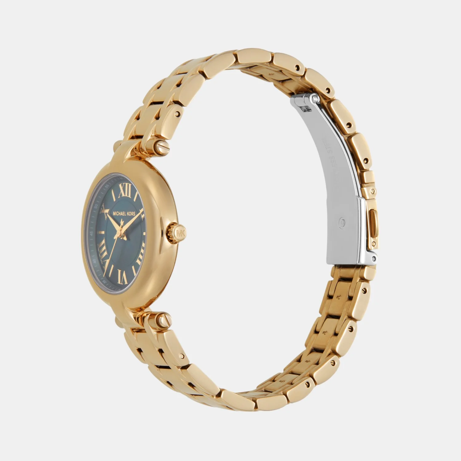 Women Quartz Green Dial Analog Stainless Steel Watch MK4892 - Image 8