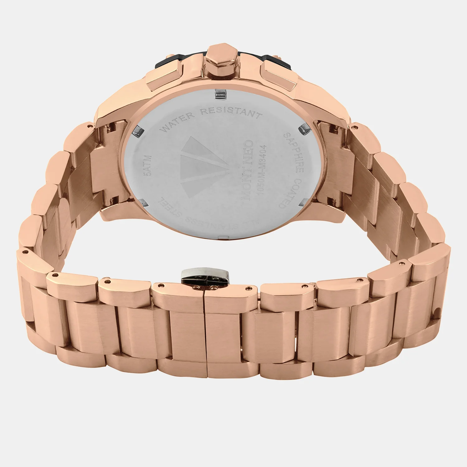 Men Quartz Black Dial Multi-Function Metal Watch 1050M-M3404 - Image 4