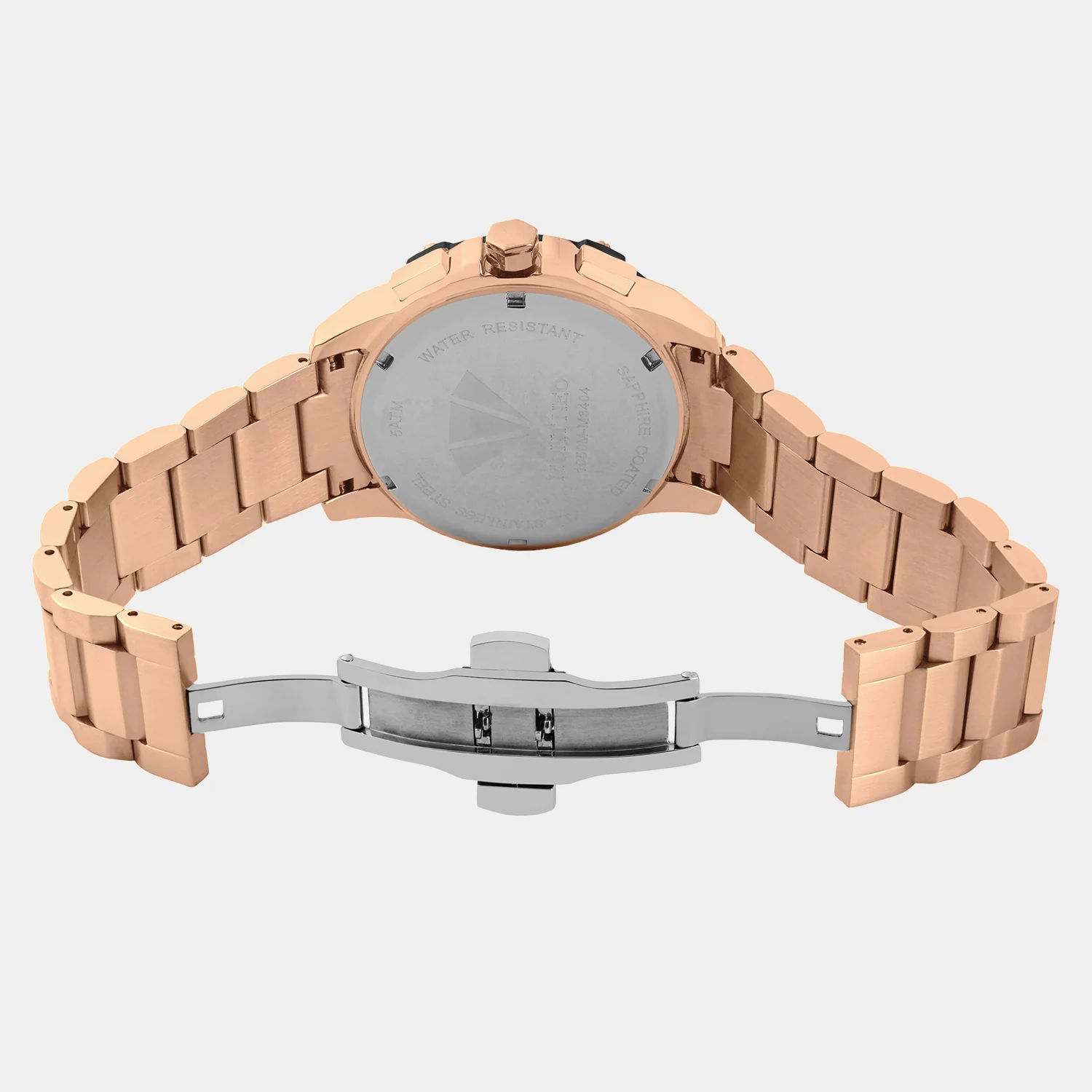 Men Quartz Black Dial Multi-Function Metal Watch 1050M-M3404 - Image 5