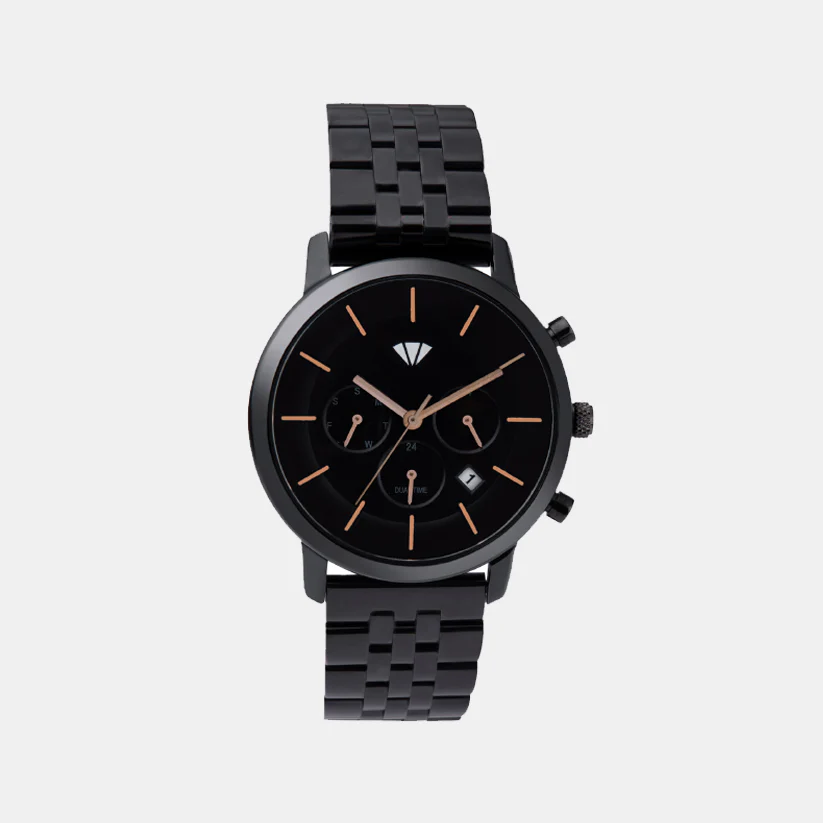 Men Quartz Black Dial Multi-Function Metal Watch 8012C-M4404 - Image 2