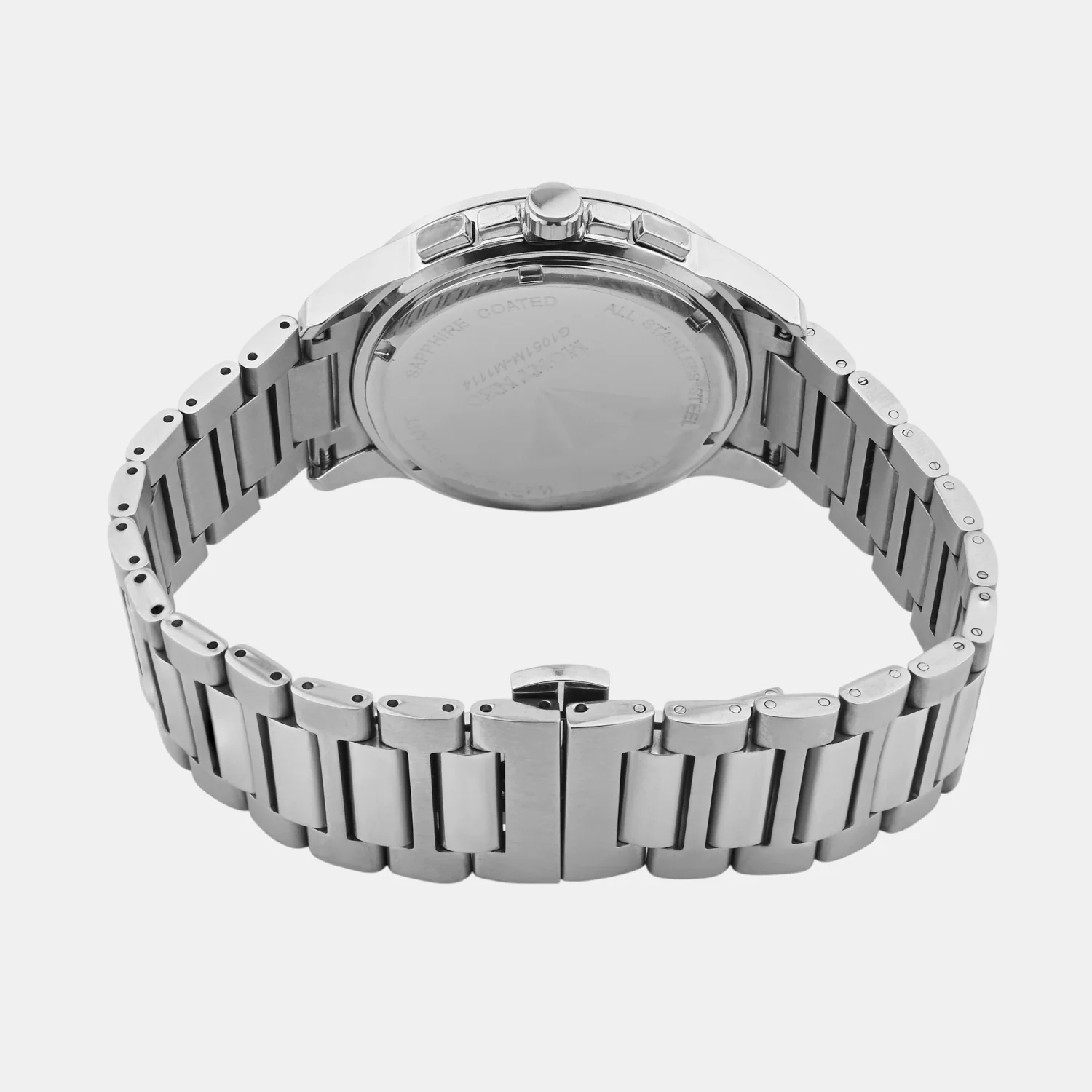 Men Quartz Green Dial Multi-Function Stainless Steel Watch G1051M-M1114 - Image 4