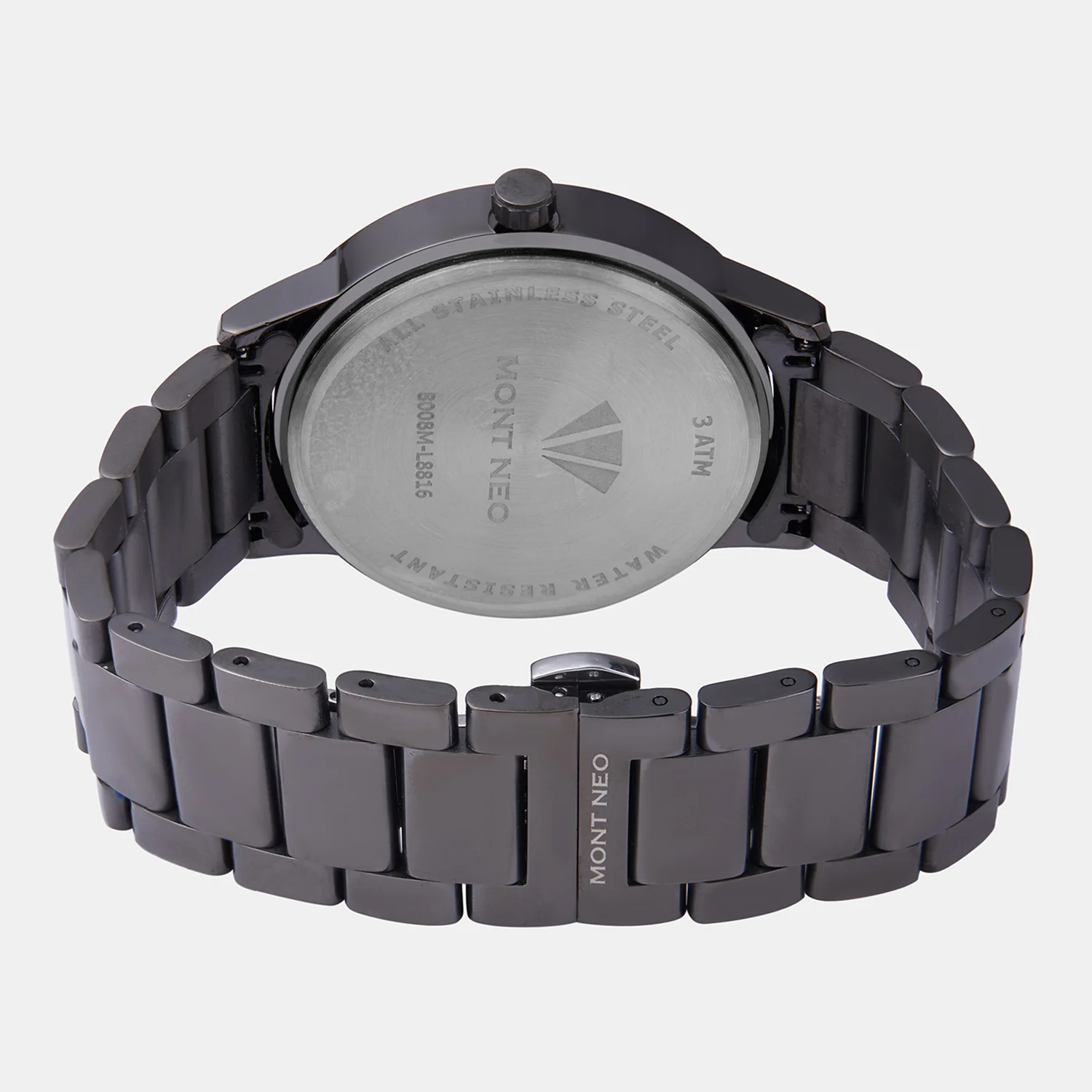 Men Quartz Gun Dial Multi-Function Metal Watch 8008M-L8816 - Image 4