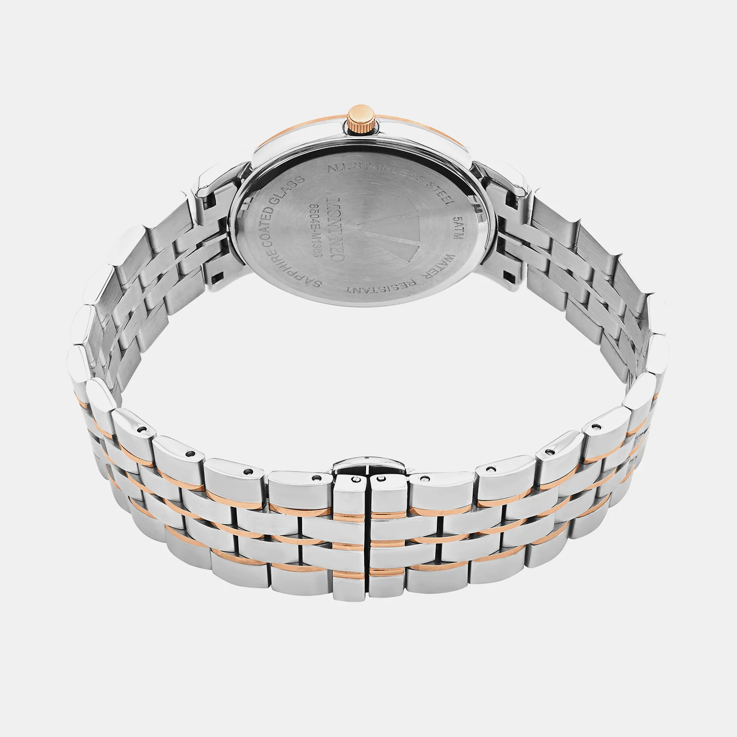 Men Quartz Silver Dial Analog Metal Watch 8504E-M1303 - Image 3