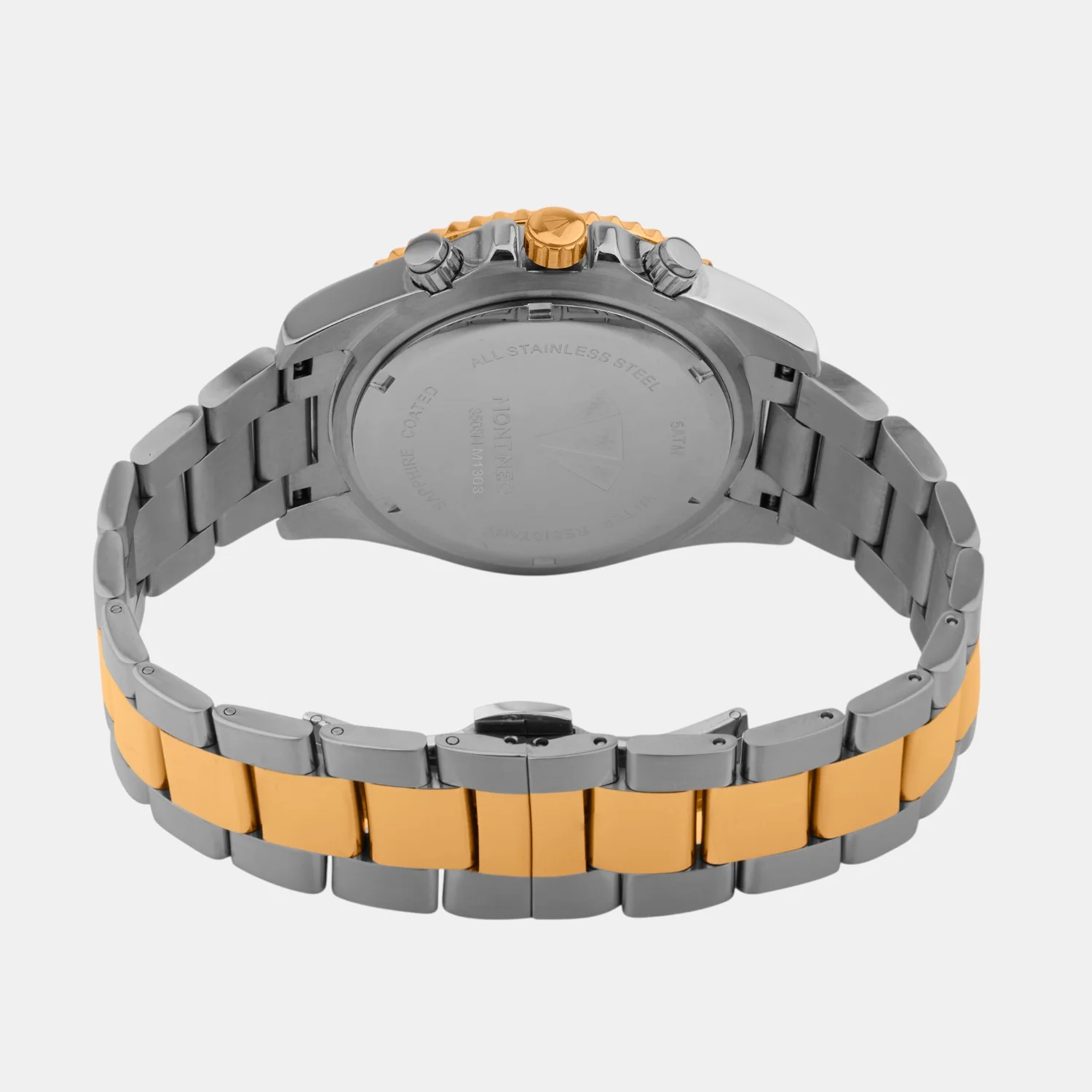 Men Quartz Silver Dial Multi-Function Stainless Steel Watch 3508M-M1303 - Image 4