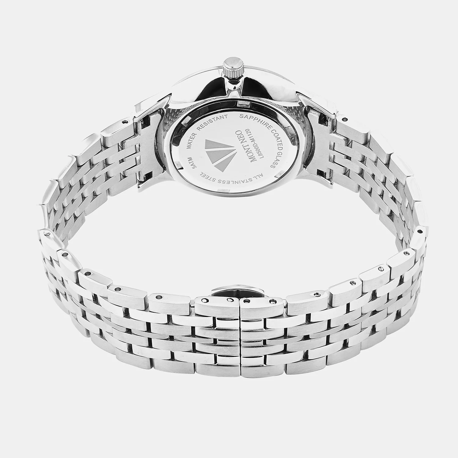 Women Quartz Blue Dial Analog Stainless Steel Watch L8500D-M1120 - Image 4