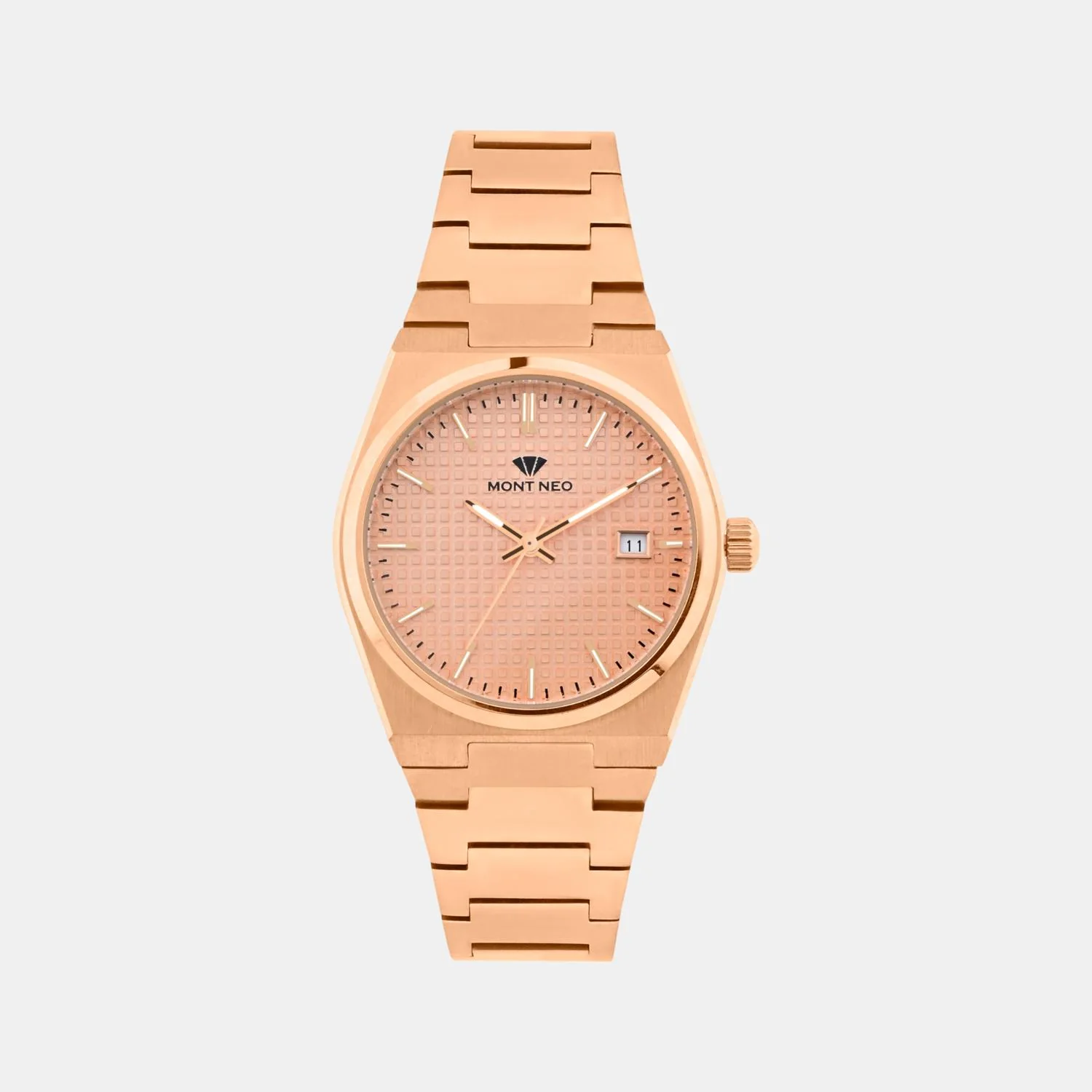 Women Quartz Gold Dial Analog Stainless Steel Watch L3509E-M3303 - Image 2