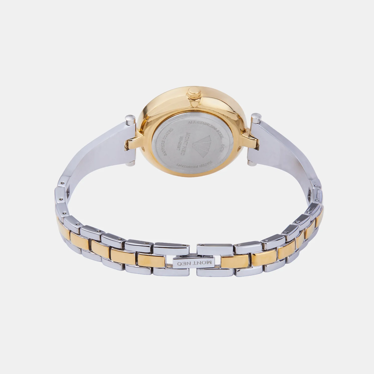 Women Quartz Silver Dial Analog Metal Watch 2003T-M1203 - Image 4
