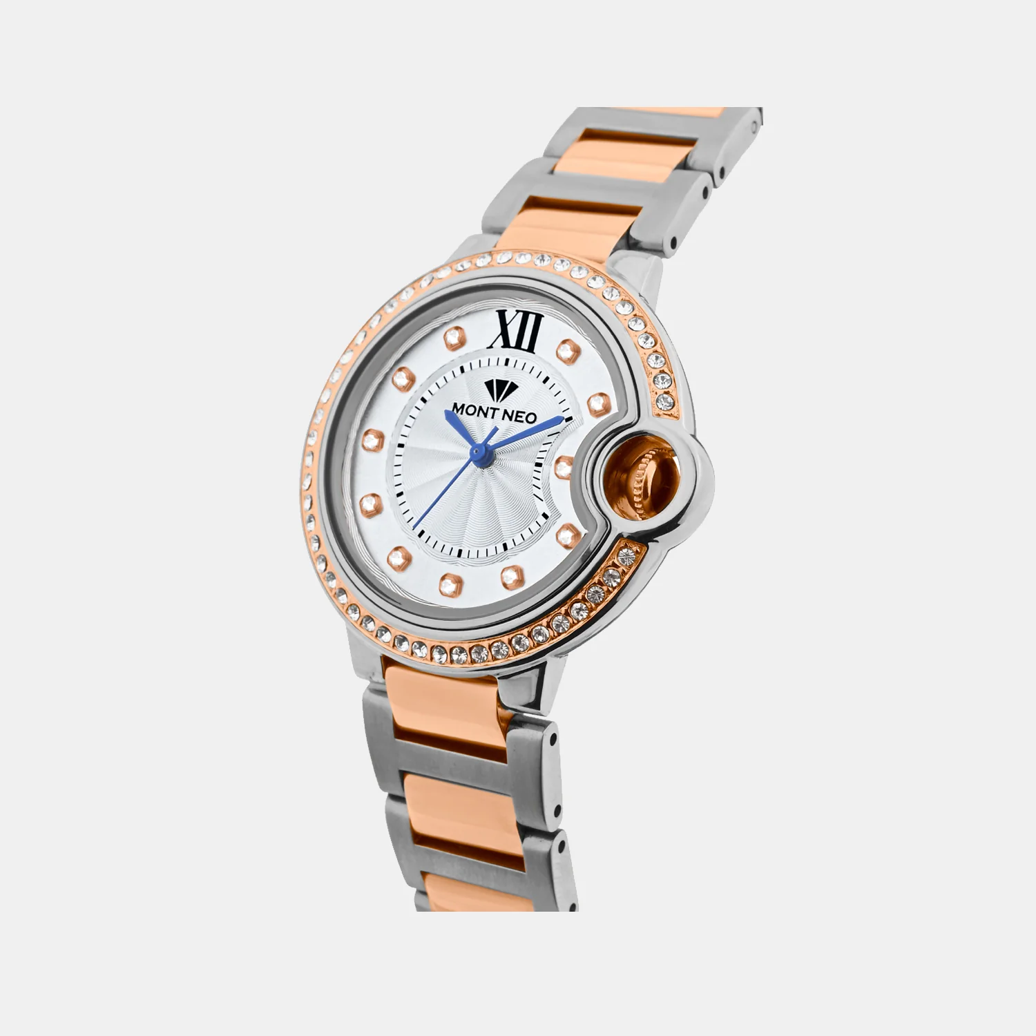 Women Quartz Silver Dial Analog Metal Watch 4510B-M1303 - Image 3