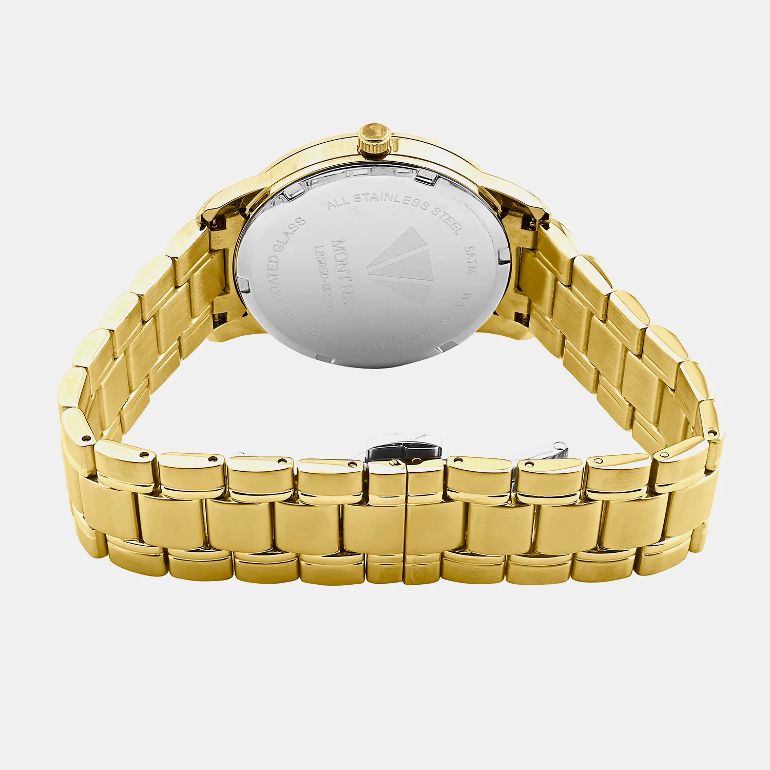 Women Quartz Gold Dial Analog Metal Watch L8505D-M2209 - Image 4
