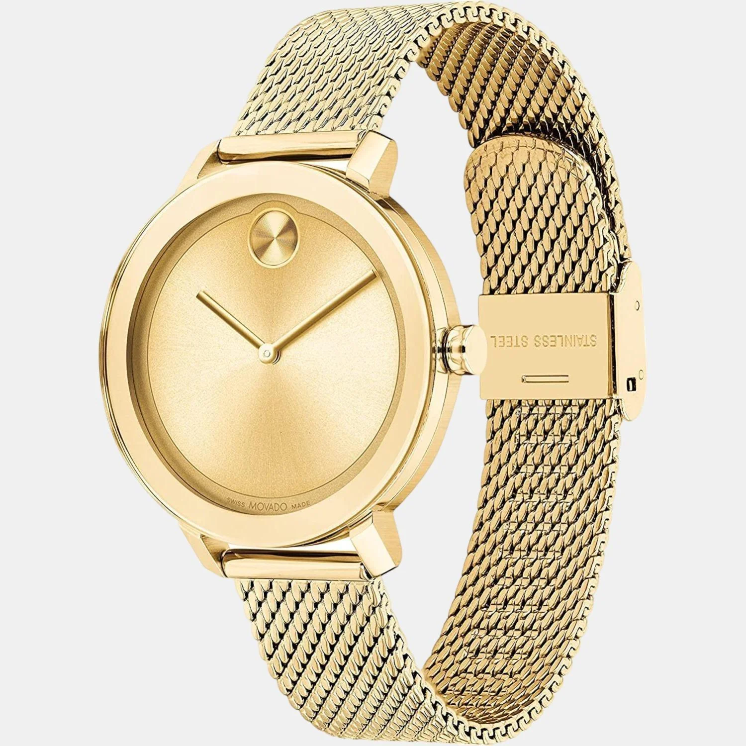 Bold Evolution Women Quartz Gold Dial Analog Stainless Steel Watch 3600814 - Image 2
