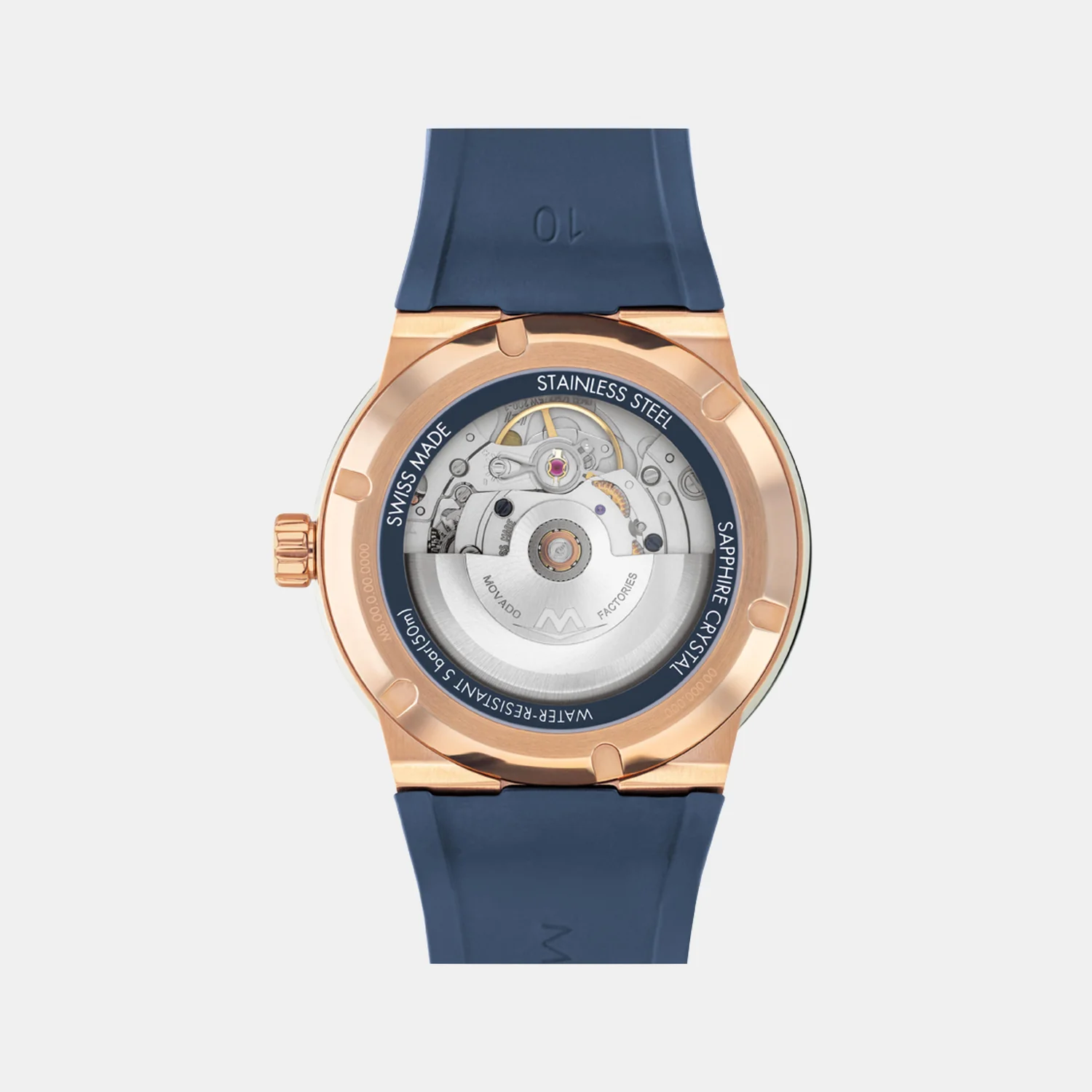 Bold Fusion Automatic Men Quartz Two Tone Dial Analog Rubber Watch 3601005 - Image 4