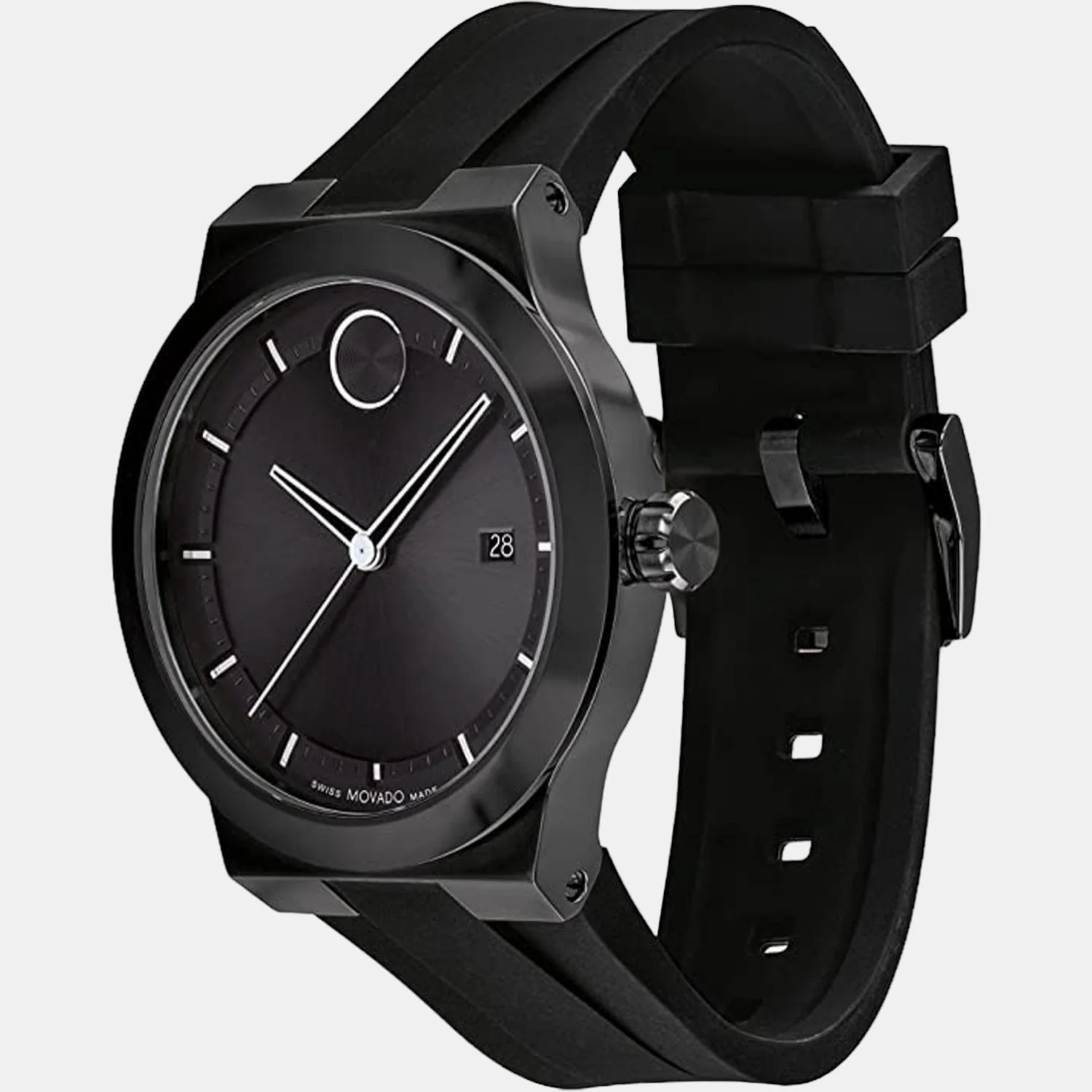 Bold Fusion Men Quartz Black Dial Analog Stainless Steel Watch 3600849 - Image 2