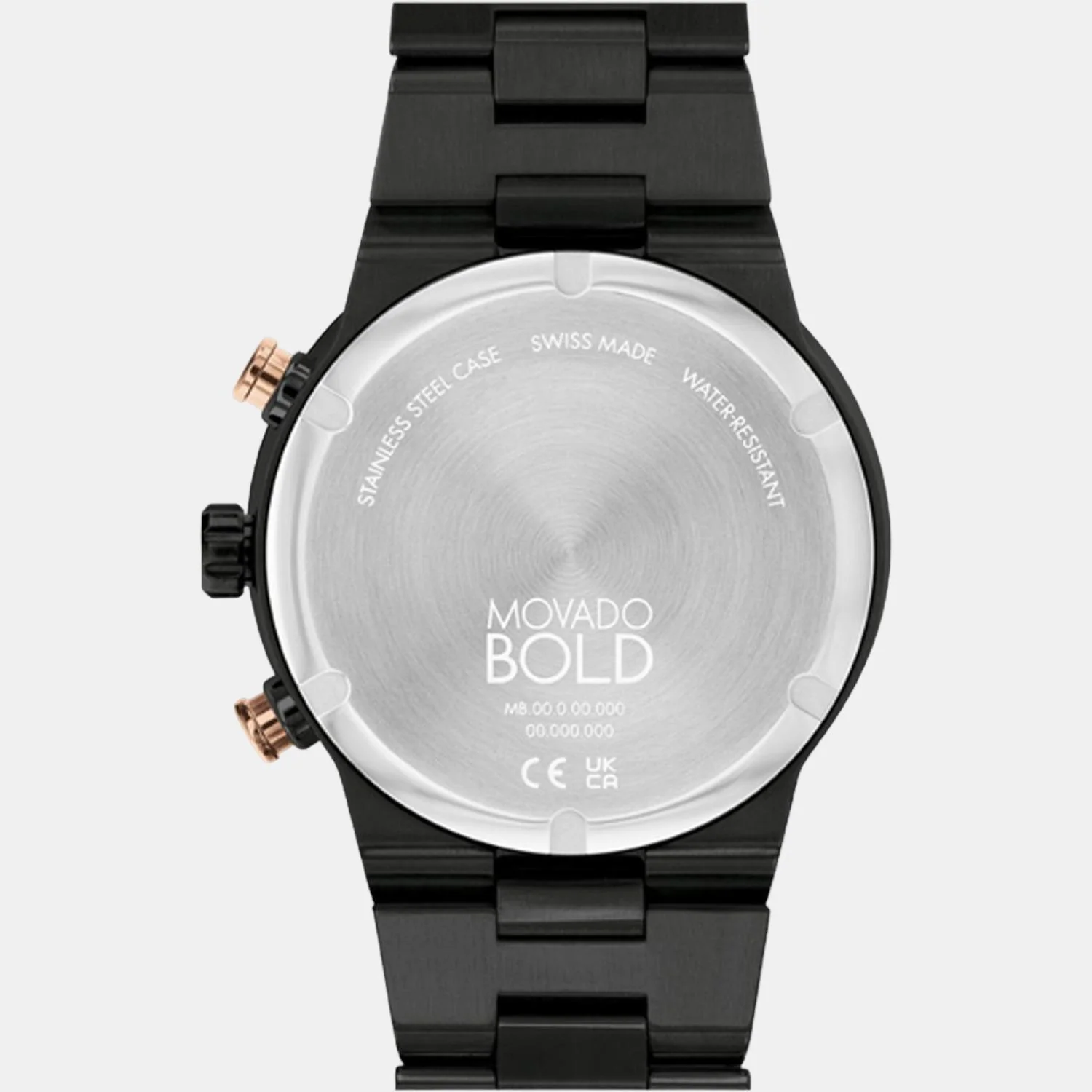 Bold Fusion Men Quartz Bronze Dial Chronograph Stainless Steel Watch 3600897 - Image 3