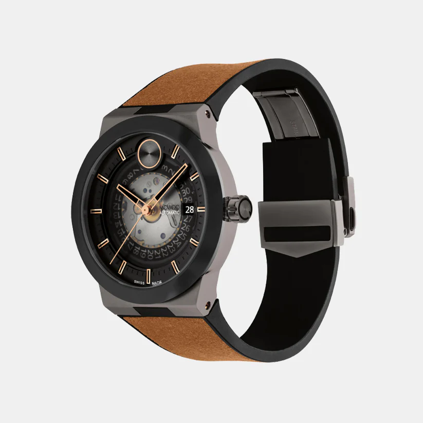 Bold Men Automatic Black Dial Analog Rubber Watch 3601248 - Image 2