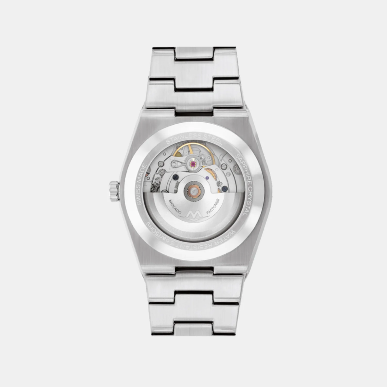 Bold Men Quartz Black Dial Analog Stainless Steel Watch 3600941 - Image 4