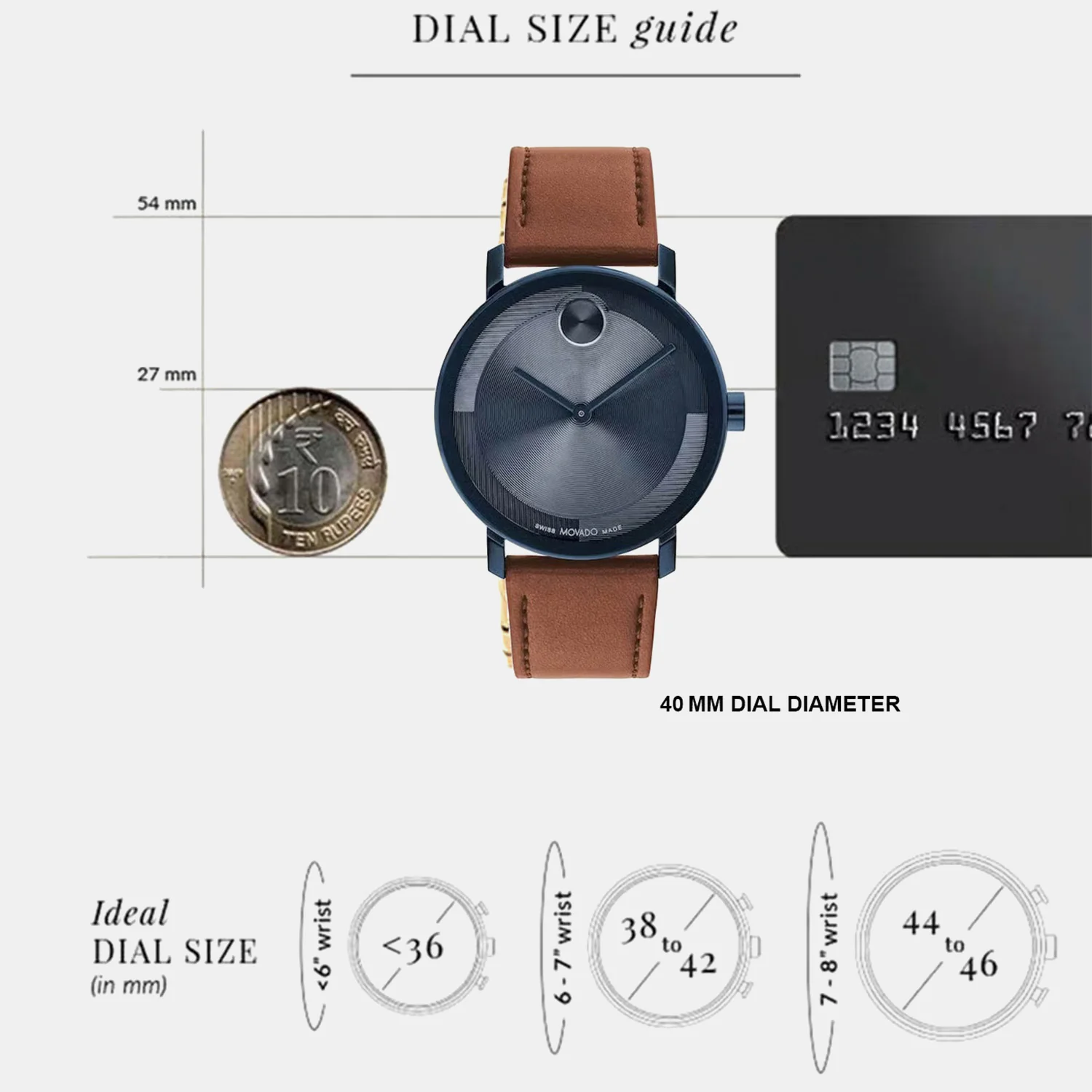 Bold Men Quartz Blue Dial Analog Leather Watch 3601093 - Image 4