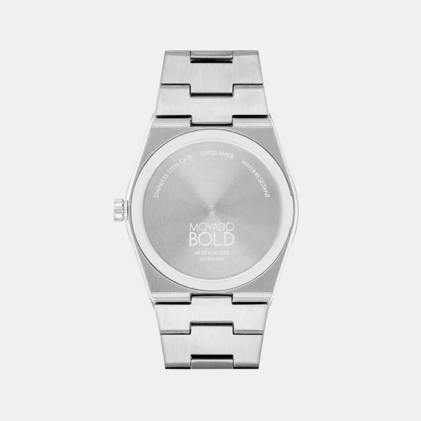 Bold Men Quartz Blue Seafoam Dial Analog Stainless Steel Watch 3601243 - Image 3