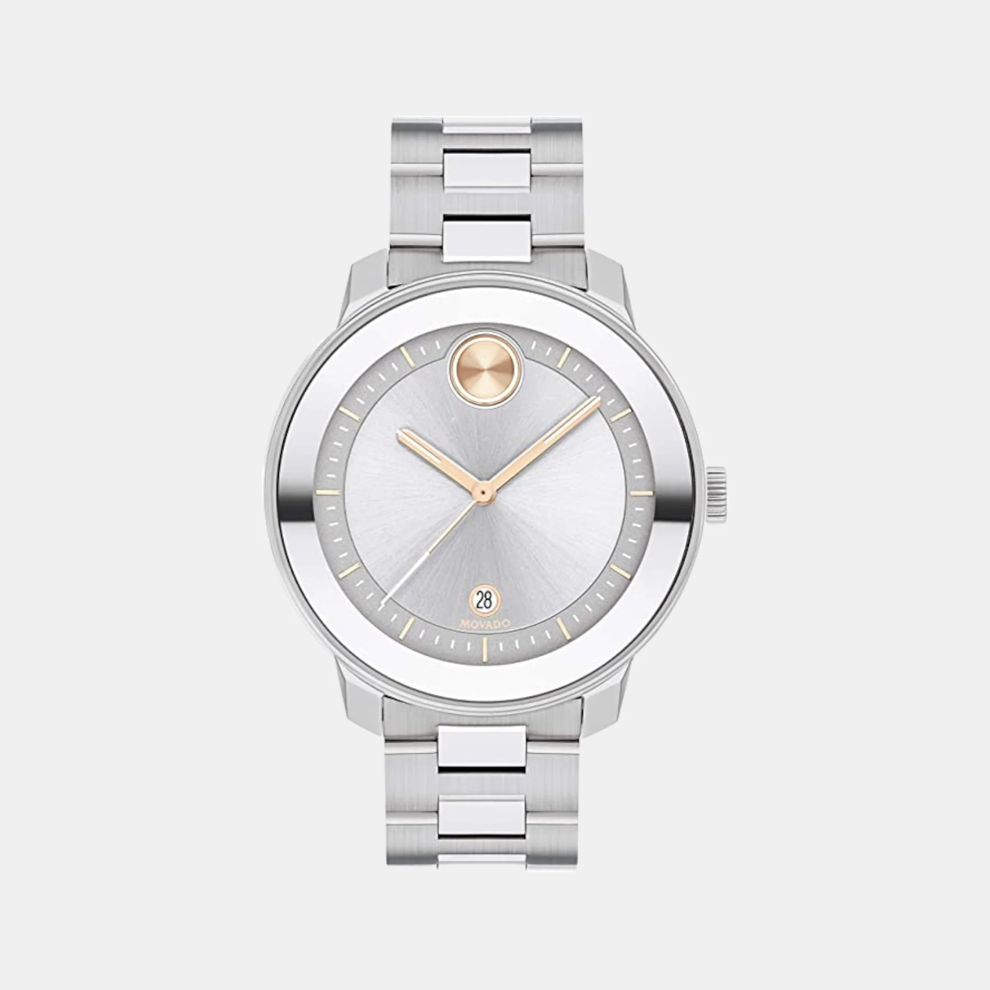 Bold Verso Women Quartz Silver Dial Analog Stainless Steel Watch 3600747 - Image 2