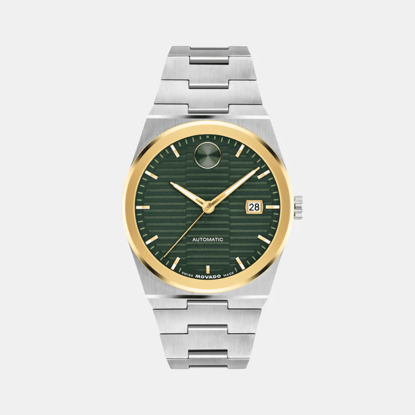 Bold Women Automatic Green Dial Analog Stainless Steel Watch 3600942 - Image 2