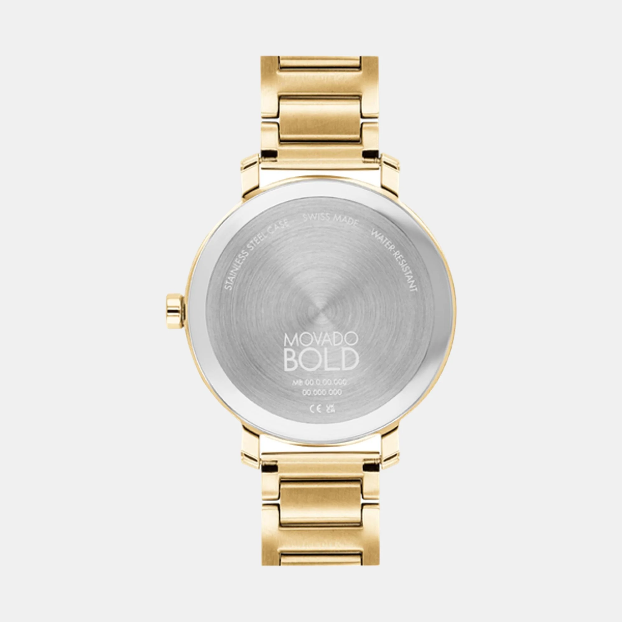 Bold Women Quartz Gold Dial Analog Stainless Steel Watch 3600822 - Image 3