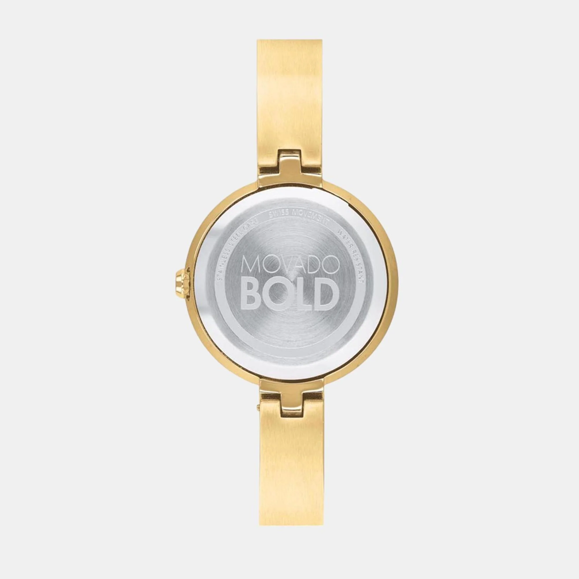 Bold Women Quartz Yellow Mother Of Pearl Dial Analog Stainless Steel Watch 3600627 - Image 3