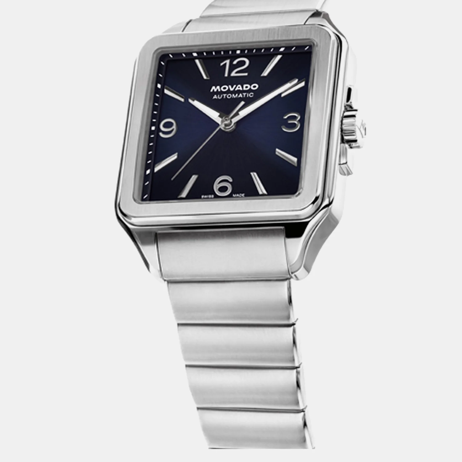 Men Automatic Blue Dial Analog Stainless Steel Watch 3650255 - Image 2