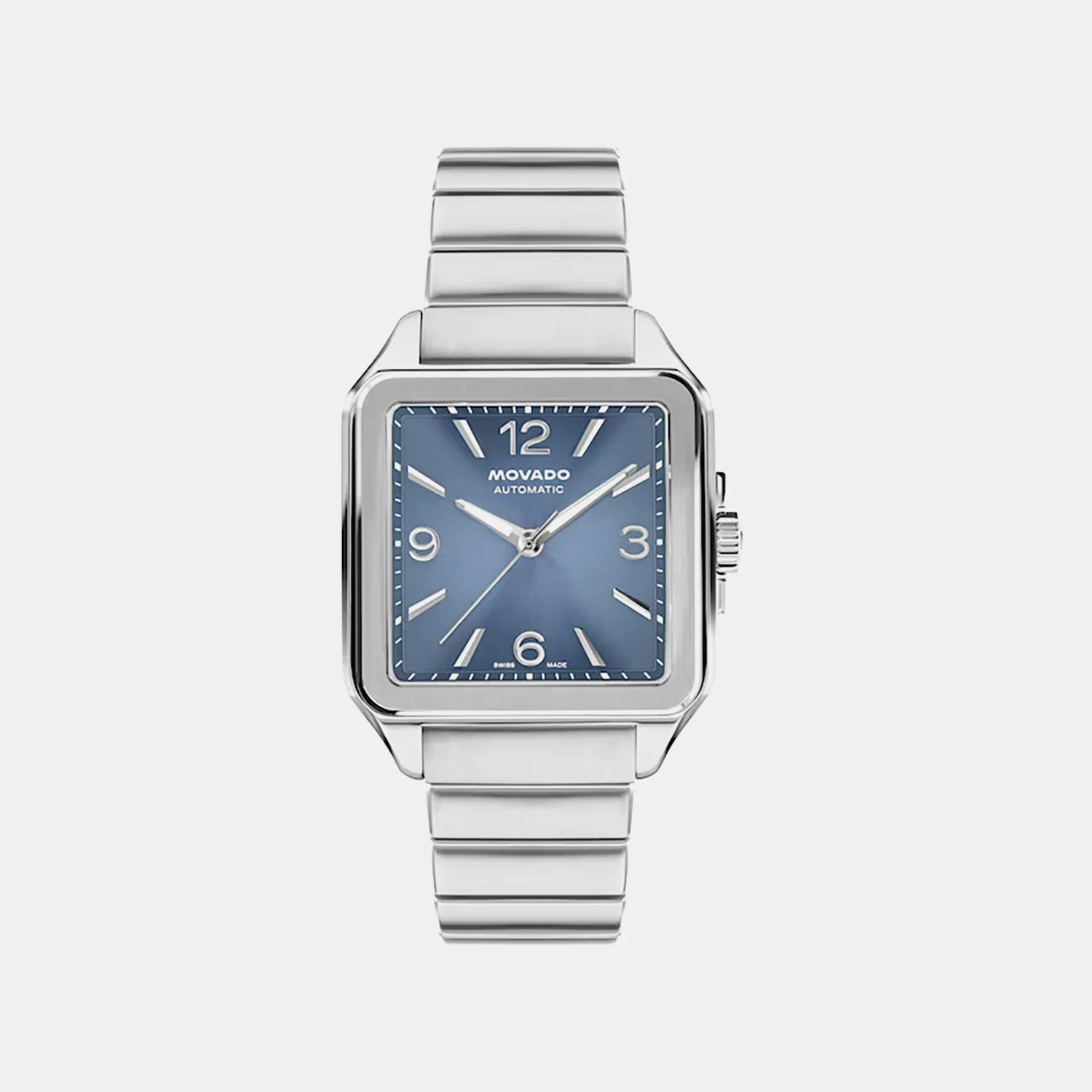 Men Quartz Blue Dial Analog Stainless Steel Watch 3650256