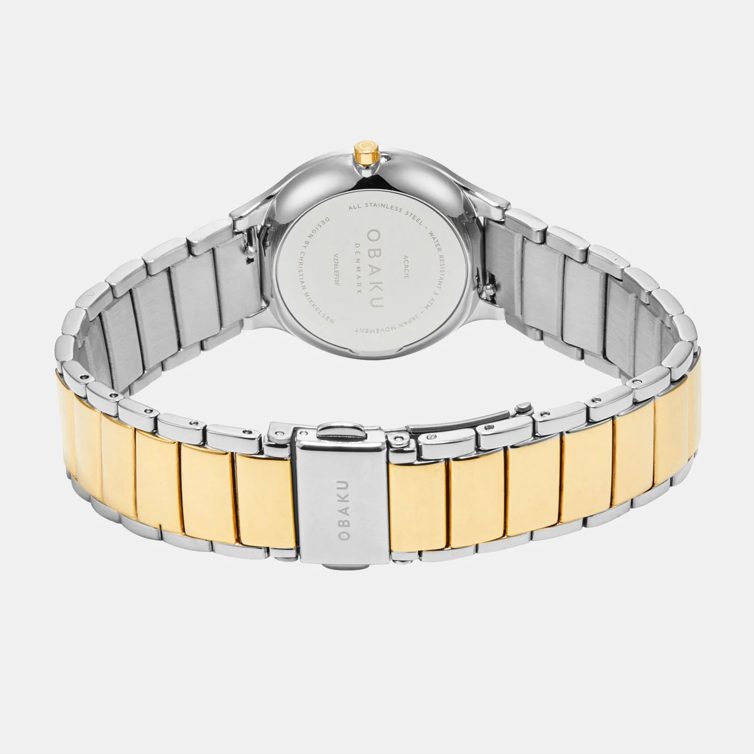 Acacie Women Quartz Silver Dial Analog Stainless Steel Watch V276LEFISF - Image 5