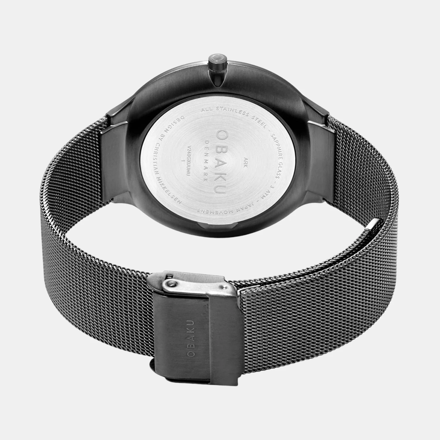Ark Slim Women Quartz Grey Dial Analog Stainless Steel Watch V240GXUUMU - Image 2