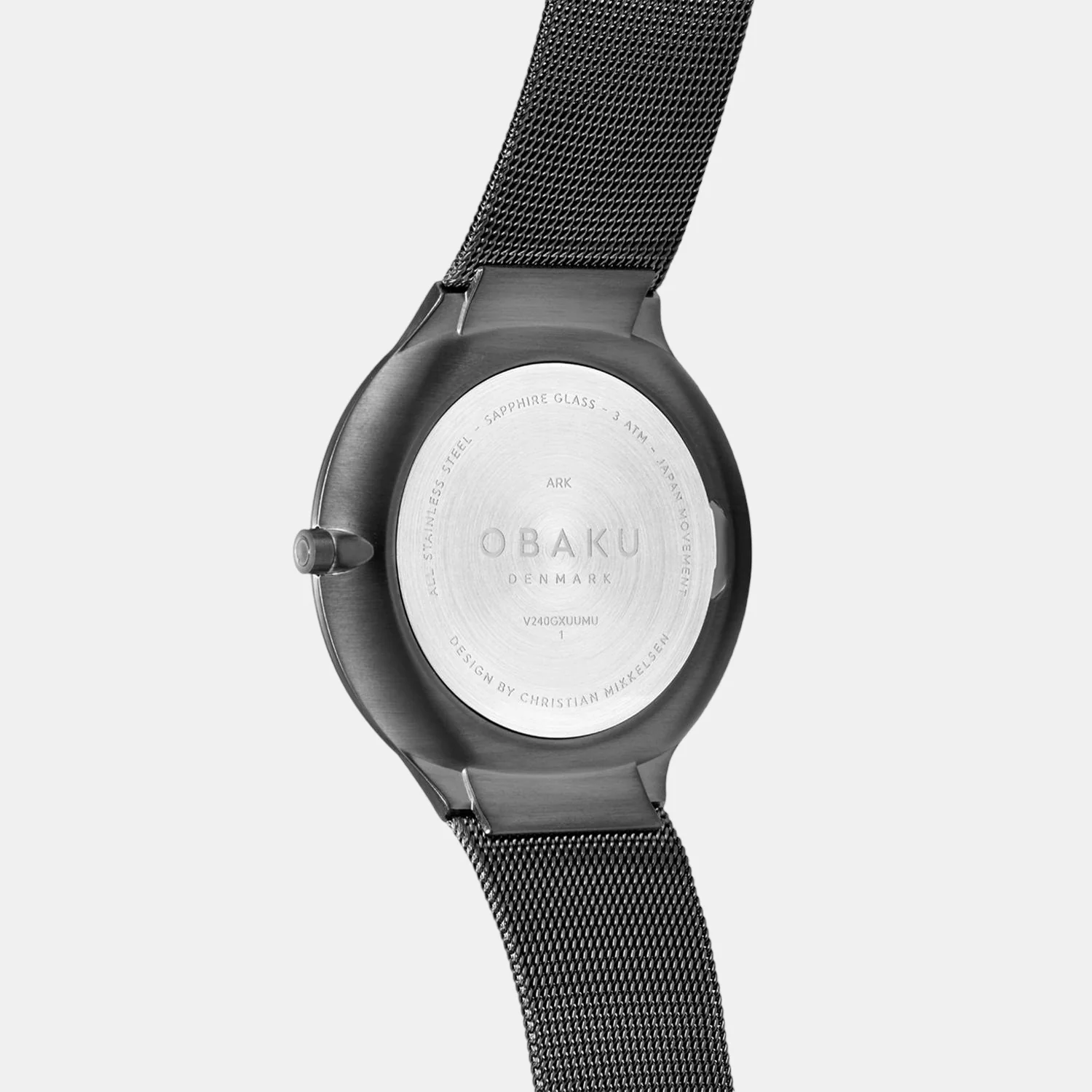 Ark Slim Women Quartz Grey Dial Analog Stainless Steel Watch V240GXUUMU - Image 3