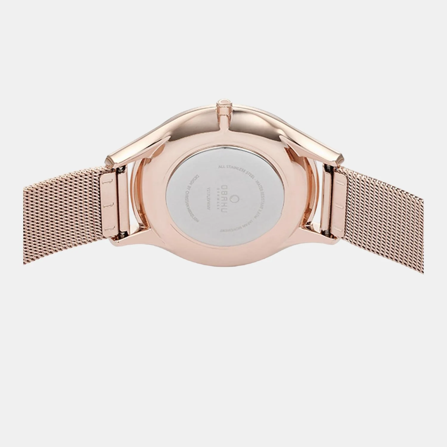 Fin Rose Women Quartz Mother Of Pearl Dial Analog Mesh Watch V217LXVWMV - Image 2